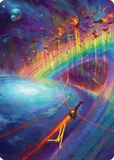 【箔押し】(043)【アート・カード】大瀑布[EOE]