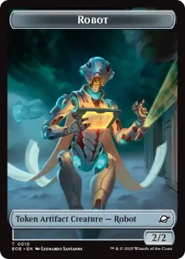 (003/010)《ドローン+ロボットトークン/Drone+Robot Token》[EOE] 茶/茶