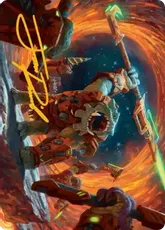 【箔押し】(016)【アート・カード】前線の戦憤怒獣[EOE]