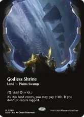 【Foil】(280)■ボーダーレス■《神無き祭殿/Godless Shrine》[EOE-BF] 土地R