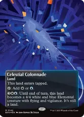 【ギャラクシー・Foil】(142)■ボーダーレス■《天界の列柱/Celestial Colonnade》[EOS] 土地R