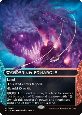 (045)■ボーダーレス■《さまよう噴気孔/Wandering Fumarole》[EOS] 土地R