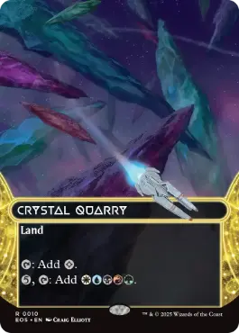 (010)■ボーダーレス■《水晶の採石場/Crystal Quarry》[EOS] 土地R