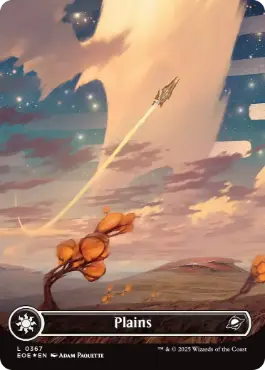 【ギャラクシー・Foil】(367)■ボーダーレス■《平地/Plains》[EOE] 土地