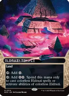MTG  エルドラージの寺院　foil 4枚セット　ROE MTG エルドラージの寺院 [ROE] 日本語版4枚セット マジック：ザ