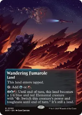 (090)■ボーダーレス■《さまよう噴気孔/Wandering Fumarole》[EOS] 土地R