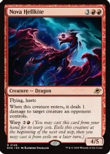 MTG　新星のヘルカイト/Nova Hellkite　拡張FOIL MTG 新星のヘルカイト/Nova Hellkite EOE通常枠英語版FOIL