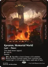 【ギャラクシー・Foil】(376)■ボーダーレス■《記念の星、カヴァーロン/Kavaron, Memorial World》[EOE-BF] 土地R