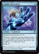 【Foil】(047)《原子縮小グローブ/Atomic Microsizer》[EOE] 青U