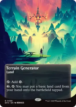 (088)■ボーダーレス■《地形形成装置/Terrain Generator》[EOS] 土地R