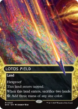 (023)■ボーダーレス■《睡蓮の原野/Lotus Field》[EOS] 土地R