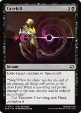 【Foil】(103)《重力死/Gravkill》[EOE] 黒C