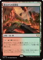 (154)《燃えがらの林間地/Cinder Glade》[EOC] 土地R