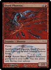 【Foil】《陶片のフェニックス/Shard Phoenix》(Junior Series)[DCIマーク] 赤R