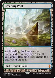 Foil】《繁殖池/Breeding Pool》[EXP] 土地R | 日本最大級 MTG通販 
