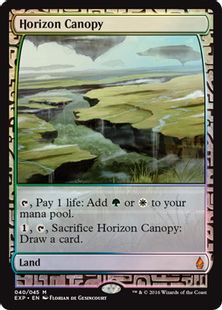 Foil】《地平線の梢/Horizon Canopy》[EXP] 土地R | 日本最大級 MTG 