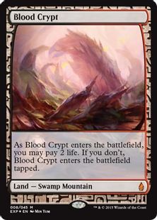 Foil】《血の墓所/Blood Crypt》[EXP] 土地R | 日本最大級 MTG通販 