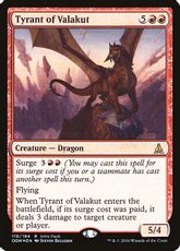 【Foil】《ヴァラクートの暴君/Tyrant of Valakut》(エントリーセット)[OGW-P] 赤R