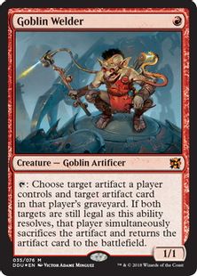 Foil】《ゴブリンの溶接工/Goblin Welder》[EvI/DDU] 赤R | 日本最大級 