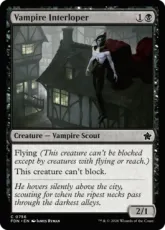 (756)《吸血鬼の侵入者/Vampire Interloper》[FDN] 黒C