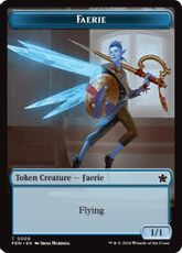 【Foil】(009)《フェアリートークン/Faerie Token》[FDN] 青