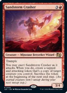 (018)《砂嵐の壊し屋/Sandstorm Crasher》[J25] 赤R