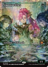 【フラクチャー・Foil】(439)■ショーケース■《ラノワールのエルフ/Llanowar Elves》[FDN-BF] 緑R