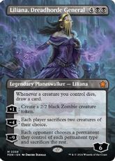 【Foil】(359)■ボーダーレス■《戦慄衆の将軍、リリアナ/Liliana, Dreadhorde General》[FDN-BF] 黒R