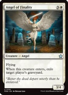 (136)《決断の天使/Angel of Finality》[FDN] 白U