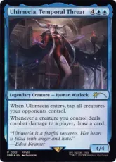 【Foil】《時に抗う者、アルティミシア/Ultimecia, Temporal Threat》(その他プロモ)[流星マーク] 青