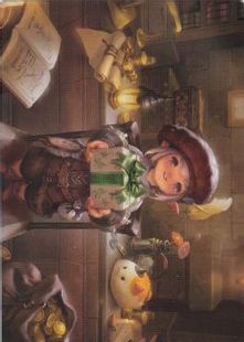tataru mtg card MTG: FINAL FANTASY 466 Tataru Taru (Borderless) (Chocobo Track Foil) R NM