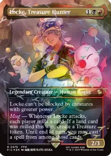 Chocobo Track・Foil】(475)□Borderless□《Locke, Treasure Hunter