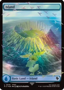 Chocobo Track・Foil】(479)□Full-Art□《Island》[FIC] | hareruya