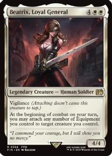 (554)《忠実なる将軍、ベアトリクス/Beatrix, Loyal General》[FIN] 白R