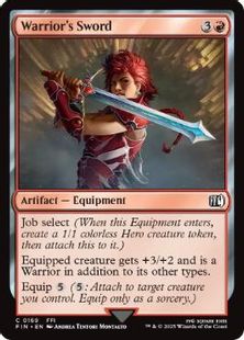 (169)《「戦士」の剣/Warrior's Sword》[FIN] 赤C