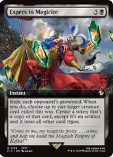 【Foil】(114)■拡張アート■《幻獣を魔石に/Espers to Magicite》[FIC] 黒R