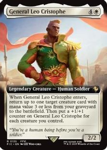 (135)■拡張アート■《将軍、レオ・クリストフ/General Leo Cristophe》[FIC] 白R