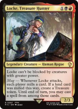 (087)《トレジャーハンター、ロック/Locke, Treasure Hunter》[FIC] 金R