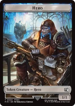 (022/004)《食物+英雄トークン/Food+Hero Token》[FIN] 茶/無