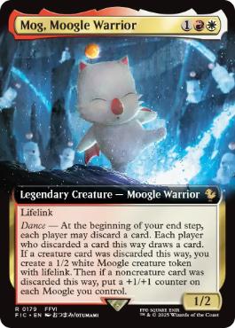 (179)■拡張アート■《モーグリ族の戦士、モグ/Mog, Moogle Warrior》[FIC] 金R