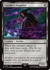 【サージ・Foil】(287)《縫い師への供給者/Stitcher's Supplier》[FIC] 黒U