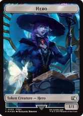 【サージ・Foil】(035/030)《ウィザード+英雄トークン/Wizard+Hero Token》[FIN] 黒/無