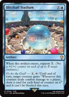 (034)《ブリッツボール・スタジアム/Blitzball Stadium》[FIC] 青R