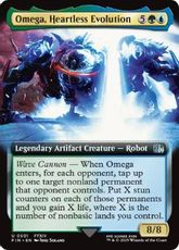 【Foil】(501)■拡張アート■《心を持たぬ者、オメガ/Omega, Heartless Evolution》[FIN-BF] 金U