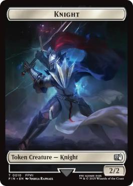 (010/002)《騎士+英雄トークン/Knight+Hero Token》[FIN] 白/無