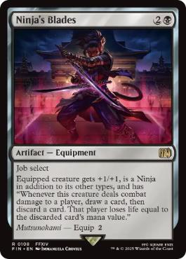 (108)《「忍者」の双剣/Ninja's Blades》[FIN] 黒R