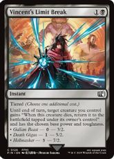【Foil】(126)《リミットブレイク：ヴィンセント/Vincent's Limit Break》[FIN] 黒C