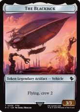 【サージ・Foil】(008/011)《ブラックジャック号+統治者トークン/The Blackjack+The Monarch Token》[FIC] 茶/特殊