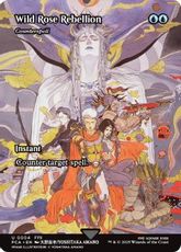 【Foil】(004)■ショーケース■《のばらの反乱軍/Wild Rose Rebellion》/《対抗呪文/Counterspell》[FCA] 青U