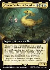 【Foil】(479)■拡張アート■《桃源郷の探求者、チョコ/Choco, Seeker of Paradise》[FIN-BF] 金R